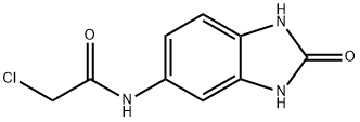 2-CHLORO-N-(2-OXO-2,3-DIHYDRO-1H-BENZOIMIDAZOL-5-YL)-ACETAMIDE Struktur