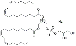 1,2-DILINOLEOYL-SN-GLYCERO-3-[PHOSPHO-RAC-(1-GLYCEROL)] (SODIUM SALT) Struktur