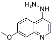 4-HYDRAZINO-7-METHOXYQUINOLINE Struktur