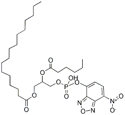 1-PALMITOYL-2-[6-[(7-NITRO-2-1,3-BENZOXADIAZOL-4-YL)AMINO]CAPROYL]-SN-GLYCERO-3-PHOSPHATE(MONOSODIUM SALT) Struktur