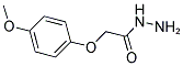 N-AMINO-2-(4-METHOXYPHENOXY)ETHANAMIDE Struktur