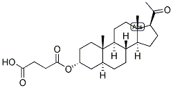 5-ALPHA-PREGNAN-3-ALPHA-OL-20-ONE HEMISUCCINATE Struktur