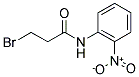 3-BROMO-N-(2-NITROPHENYL)PROPANAMIDE Struktur