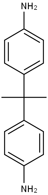 4-[1-(4-AMINOPHENYL)-1-METHYLETHYL]ANILINE Struktur