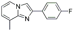 2-(4-FLUOROPHENYL)-8-METHYLIMIDAZO[1,2-A]PYRIDINE Struktur