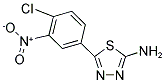 5-(4-CHLORO-3-NITRO-PHENYL)-[1,3,4]THIADIAZOL-2-YLAMINE Struktur