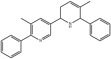 5,5'-DIMETHYL-6,6'-DIPHENYL-1,2,3,6-TETRAHYDRO-2,3'-BIPYRIDINE Struktur