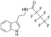 2,2,3,3,4,4,4-HEPTAFLUORO-N-(2-INDOL-3-YLETHYL)BUTANAMIDE Struktur