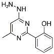 2-(4-HYDRAZINO-6-METHYL-PYRIMIDIN-2-YL)-PHENOL Struktur