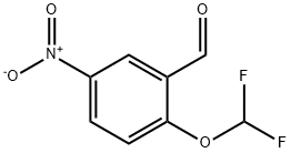 2-(DIFLUOROMETHOXY)-5-NITROBENZALDEHYDE Struktur