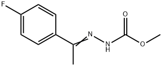 METHYL 2-[1-(4-FLUOROPHENYL)ETHYLIDENE]-1-HYDRAZINECARBOXYLATE Struktur