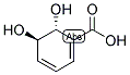 (2R,3R)-1-CARBOXY-4,5-DIHYDROXYCYCLOHEXA-4,6-DIENE Struktur