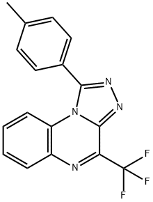 1-(4-METHYLPHENYL)-4-(TRIFLUOROMETHYL)[1,2,4]TRIAZOLO[4,3-A]QUINOXALINE Struktur