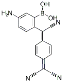 3-AMINO-6,7'[7',8',8'-TRICYANOQUINODIMETHANEPHENYLBORONIC ACID Struktur