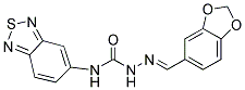 1,3-BENZODIOXOLE-5-CARBALDEHYDE N-(2,1,3-BENZOTHIADIAZOL-5-YL)SEMICARBAZONE Struktur