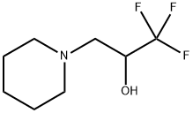 1,1,1-TRIFLUORO-3-PIPERIDINO-2-PROPANOL Struktur