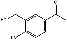 1-[4-HYDROXY-3-(HYDROXYMETHYL)PHENYL]ETHANONE Struktur