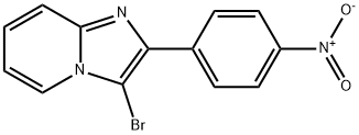 3-BROMO-2-(4-NITROPHENYL)IMIDAZO[1,2-A]PYRIDINE Struktur