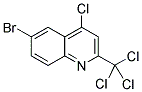 6-BROMO-4-CHLORO-2-TRICHLOROMETHYLQUINOLINE Struktur