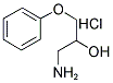 3-AMINO-1-PHENOXY-2-PROPANOL HYDROCHLORIDE Struktur