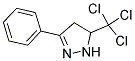 3-PHENYL-5-(TRICHLOROMETHYL)-4,5-DIHYDRO-1H-PYRAZOLE Struktur