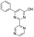 4-HYDROXY-6-PHENYL-2-(2-PYRAZINYL)PYRIMIDINE Struktur