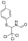 2,2,2-TRICHLORO-1-[(4-CHLOROPHENYL)THIO]ETHYLFORMAMIDE Struktur