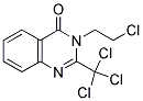 3-(2-CHLOROETHYL)-2-(TRICHLOROMETHYL)-4(3H)-QUINAZOLINONE Struktur