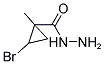 2-BROMO-1-METHYL-CYCLOPROPANECARBOXYLIC ACID HYDRAZIDE Struktur