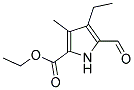 4-ETHYL-5-FORMYL-3-METHYL-1H-PYRROLE-2-CARBOXYLIC ACID ETHYL ESTER Struktur