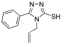 4-ALLYL-5-PHENYL-4H-1,2,4-TRIAZOLE-3-THIOL Struktur