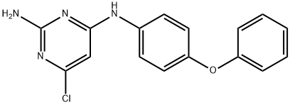 6-CHLORO-N4-(4-PHENOXYPHENYL)-2,4-PYRIMIDINEDIAMINE Struktur