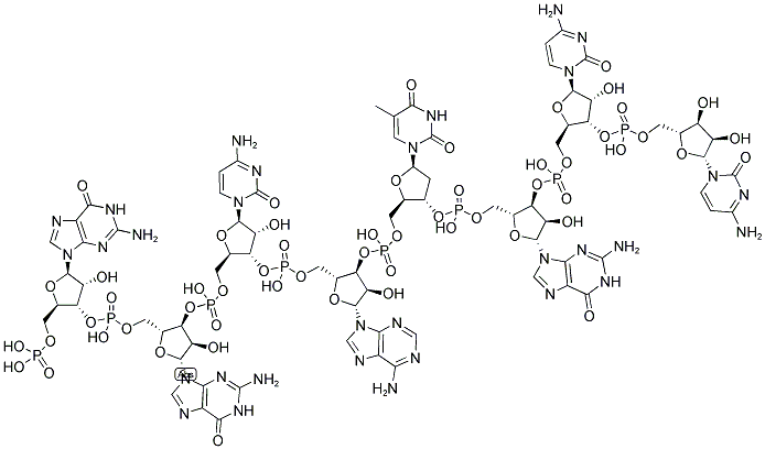 GGCATGCC, 5'-PHOSPHORYLATED Struktur