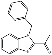 1-(1-BENZYL-1H-BENZOIMIDAZOL-2-YL)-ETHANONE Struktur