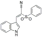 3-INDOL-3-YL-2-(PHENYLSULFONYL)PROP-2-ENENITRILE Structure