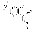 2-[3-CHLORO-5-(TRIFLUOROMETHYL)-2-PYRIDINYL]-3-(METHOXYIMINO)PROPANENITRILE Struktur