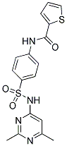 N-(4-(((2,6-DIMETHYLPYRIMIDIN-4-YL)AMINO)SULFONYL)PHENYL)-2-THIENYLFORMAMIDE Structure