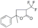 GAMMA-METHYL-GAMMA-PHENYL-ALPHA-(TRIFLUOROMETHYL)-GAMMA-BUTYROLACTONE Struktur