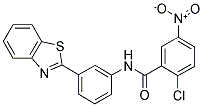 N-(3-BENZOTHIAZOL-2-YL-PHENYL)-2-CHLORO-5-NITRO-BENZAMIDE Struktur