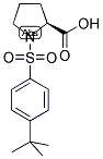 1-([4-(TERT-BUTYL)PHENYL]SULFONYL)PROLINE Struktur