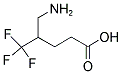 4-AMINOMETHYL-5,5,5-TRIFLUORO-PENTANOIC ACID Struktur