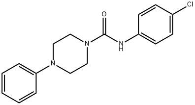 N-(4-CHLOROPHENYL)(4-PHENYLPIPERAZINYL)FORMAMIDE Structure