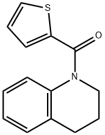 3,4-DIHYDRO-1(2H)-QUINOLINYL(2-THIENYL)METHANONE Struktur