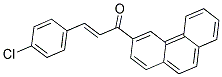 3-(4-CHLOROPHENYL)-1-(3-PHENANTHRYL)PROP-2-EN-1-ONE Struktur