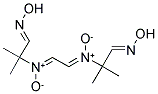 (2-HYDROXYIMINO-1,1-DIMETHYLETHYL)(2-[1-(2-HYDROXYIMINO-1,1-DIMETHYLETHYL)-1-OXIDOAMMONIO]ETHYLIDENE)AMMONIUMOLATE Struktur