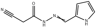 2-CYANO-N'-(1H-PYRROL-2-YLMETHYLENE)ACETOHYDRAZIDE Struktur