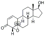 1-ESTREN-4-ALPHA, 5-ALPHA-EPOXY-17-BETA-OL-3-ONE Struktur