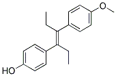 3,4-BIS-(P-HYDROXYPHENYL)-3-HEXENE 4-METHYL ETHER Struktur