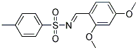 N-(2,4-DIMETHOXY-BENZYLIDENE)-4-METHYL-BENZENESULFONAMIDE Struktur