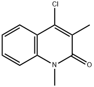 4-CHLORO-1,3-DIMETHYL-1,2-DIHYDROQUINOLIN-2-ONE Struktur